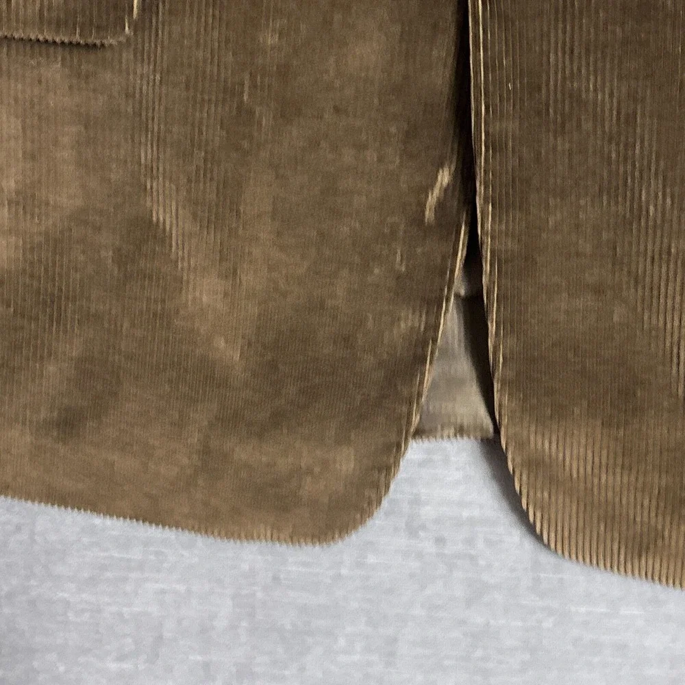 Vintage Calvin Sport Coat‎ 46L Brown Corduroy Blazer Jacket Casual Classic
